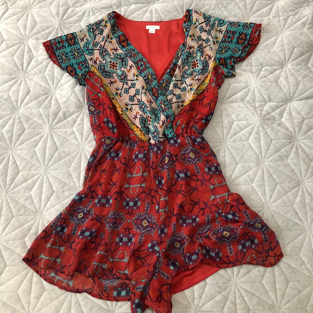 Red romper